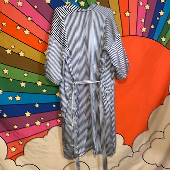 Vintage Victoria's Secret Silk Stripped Robe 🌵 OS - Picture 5 of 9